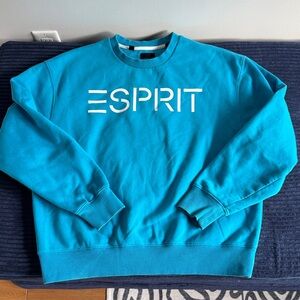 Esprit Men's Teal Crewneck Sweater
